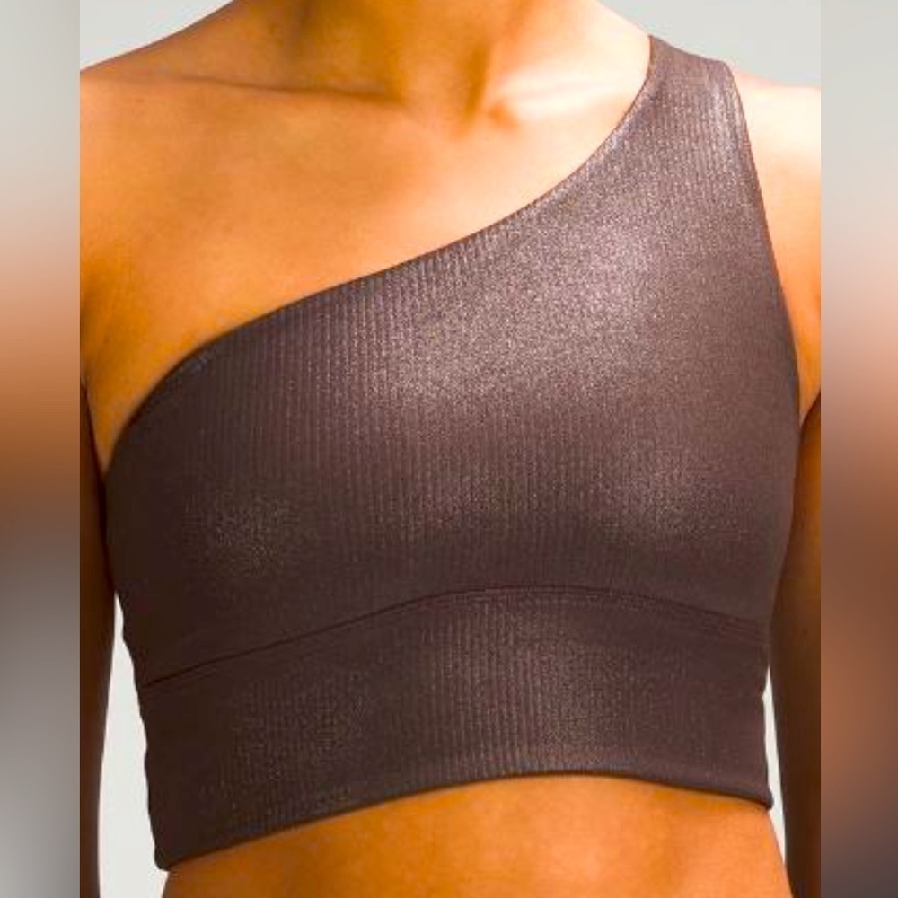 LULULEMON ALIGN ASYM RIB BRA C/D SHINE NWT